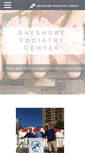 Mobile Screenshot of bayshorepodiatry.com